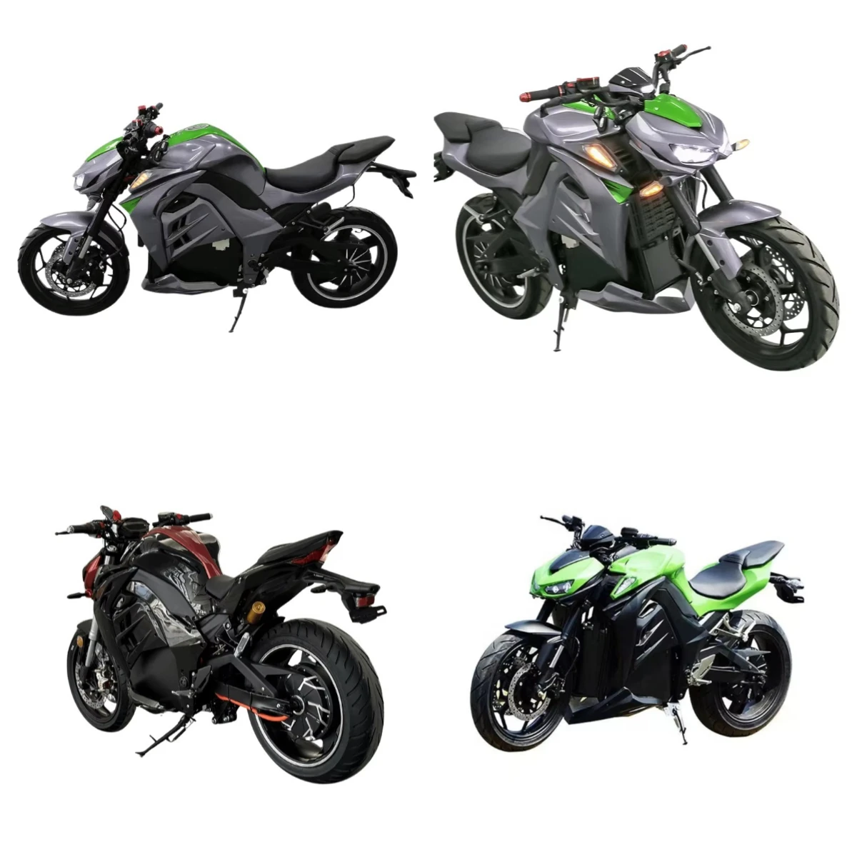 Krono Wild Commercial Grade Two Wheel Electric Motorcycle 80MPH Top Speed Heavy Duty Suspension