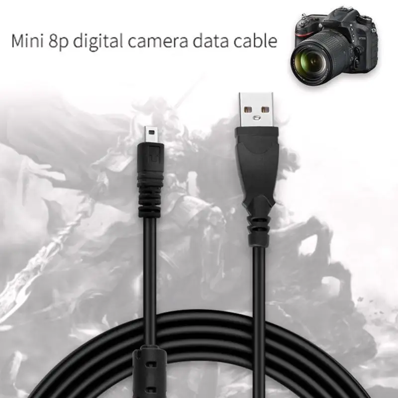 G99B 1/1,5 M 8Pin Kamera Kabel USB Datenkabel Digtal Kamera Ladekabel Stromkabel