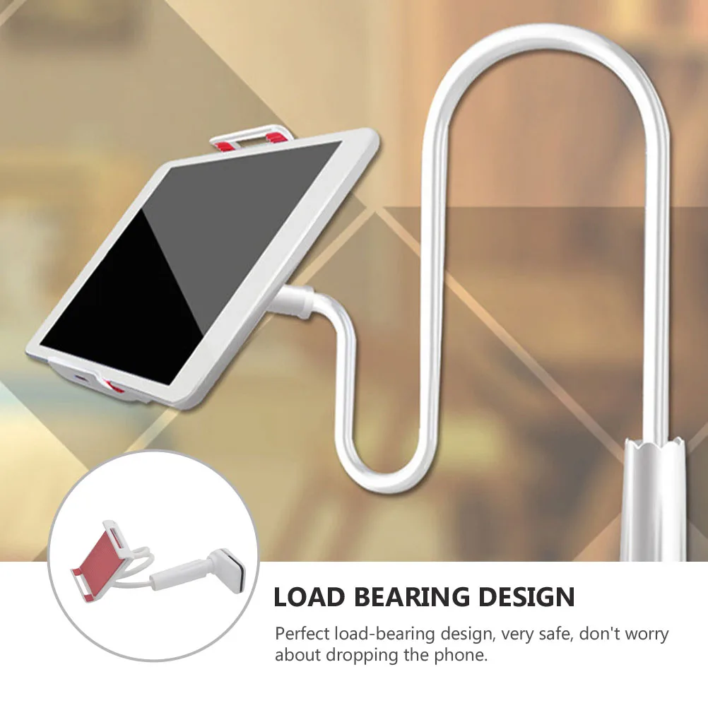 

1Pcs Flexible Tablet Phone Holder Desktop Stand -Bearing Phone Rack Cable Access Convenient Use