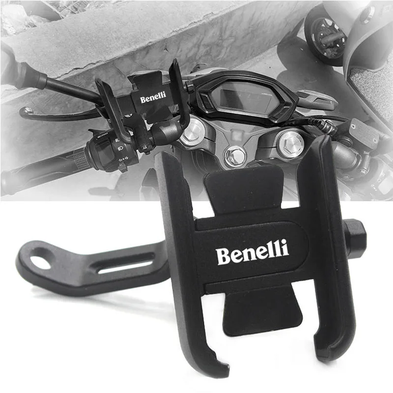 For Benelli TRK 502 502X TNT 125 300 600 Leoncino 250 500 Motorcycle Accessorie Handlebar Mobile Phone Holder GPS Stand Bracket