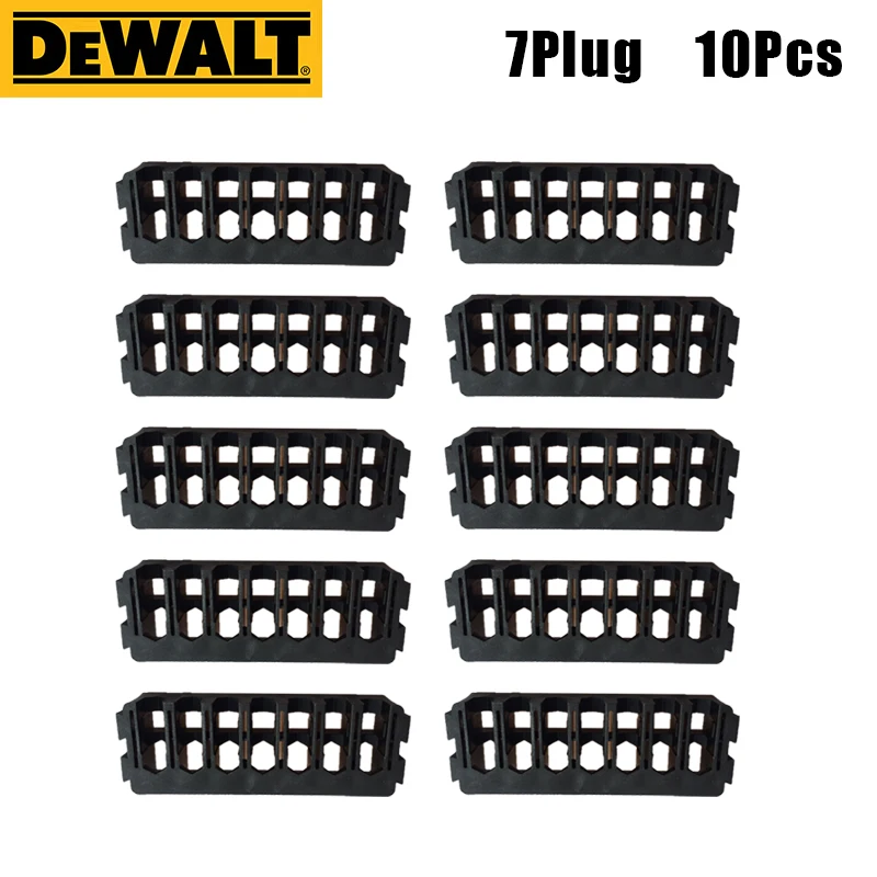 DEWALT Screwdriver Batch Rack 7Plug 8Plug Bit Holder Baffle Original Drill Bits Magnetic Sleeve Shelf