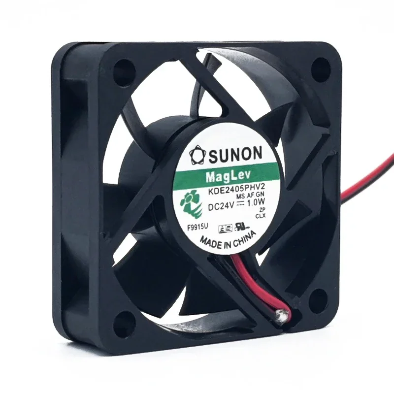

P 50*50*15MM Jianzhun SUNON 5CM 5015 DC24V 1.0W KDE2405PHV2 2-wire, magnetic suspension cooling fan