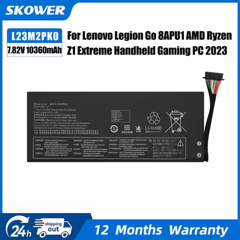 SKOWER L23M2PK0 Battery for lenovo legion go Handheld Gaming PC L23C2PK0 L23L2PK0 SB11M36297 [Upgrade 81Wh/10360mAh]