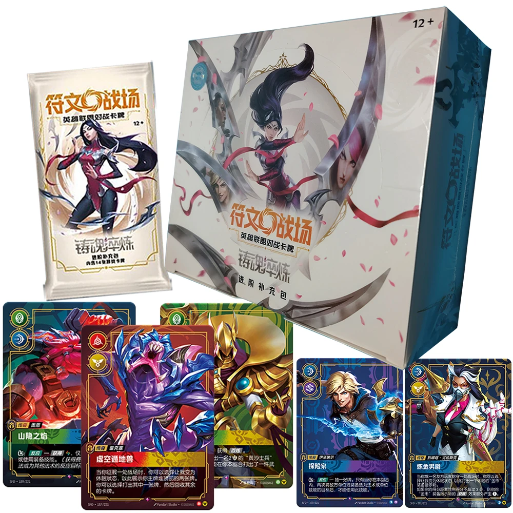 

Genuine Shining Soul Riftbound: League of Legends Collection Card Classic Team Collaboration Competitive Game Limited Card Toys