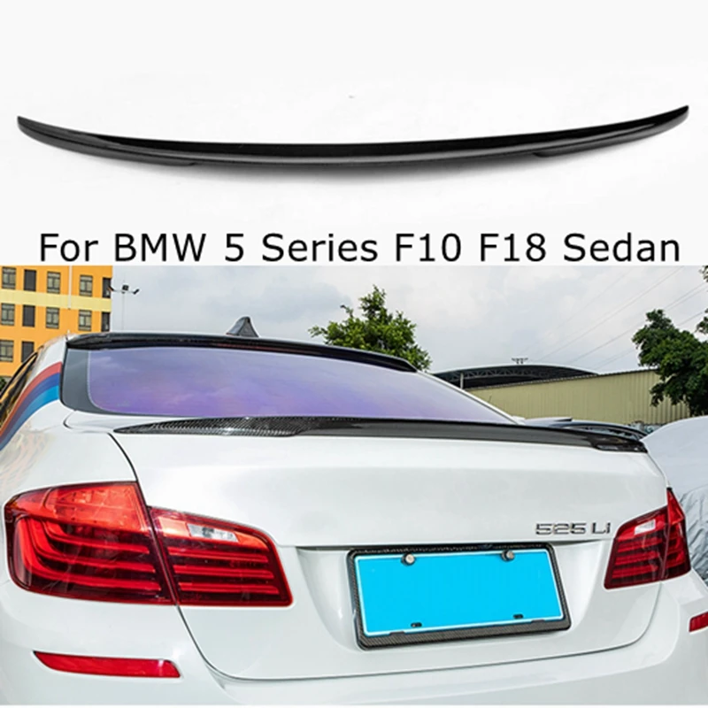 

For BMW 5 Series F10 F18 Spoiler 2010--2017 Carbon Fiber Tail Spoiler Accessories Body Kit Multiple styles