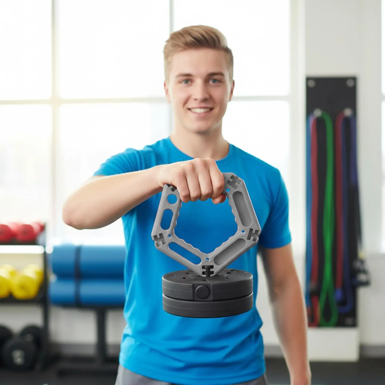 Hand Strengthener Multi-Level Adjustable Dumbbell Attachment Finger Exerciser For Youth Teens Grandma Grandpa Wife Men Women