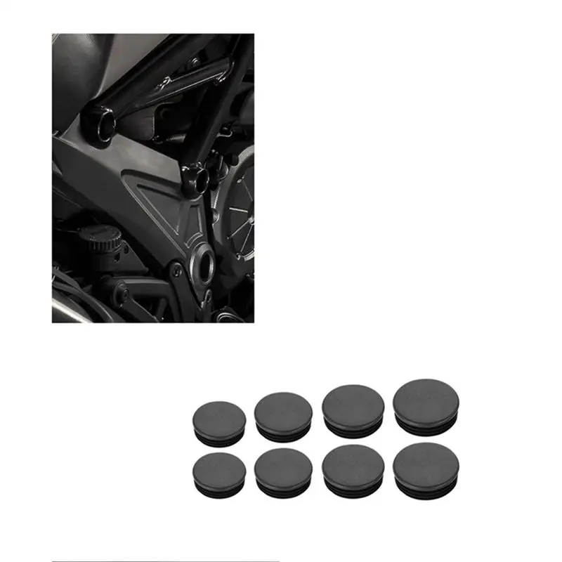 إكسسوارات قطع غيار الدراجات النارية إطار نهاية قبعات إطار ثقب غطاء قبعات التوصيل ديكور ل Ducati Diavel 1200 2011-2018