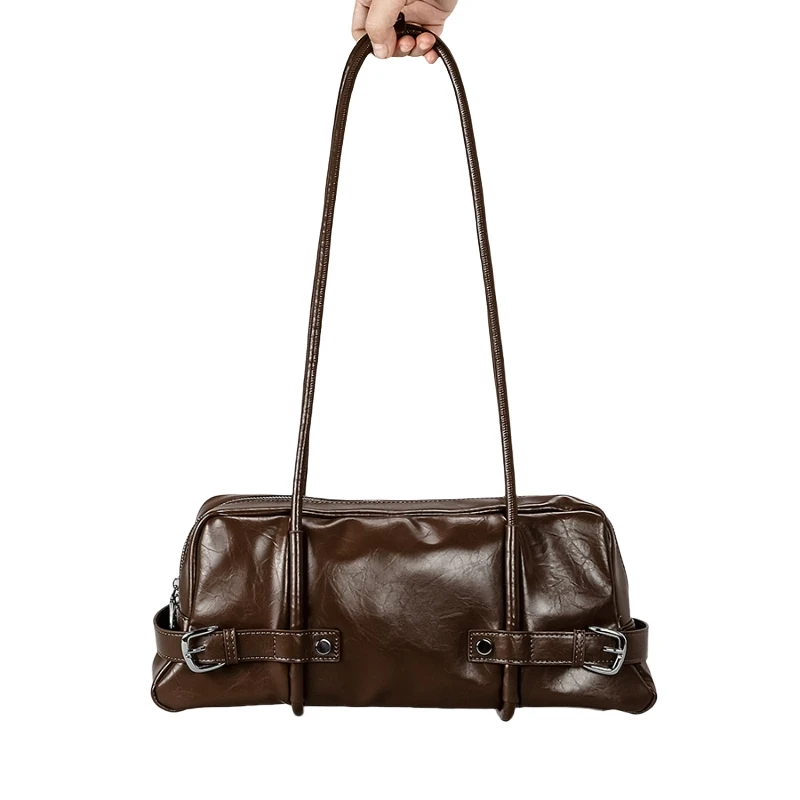 

Jonlily Women PU Leather Shoulder Bag Female Fashion Handbag Totes Casual Crossbody Bag Small Daybag Underarm Bag Purse -KG1821