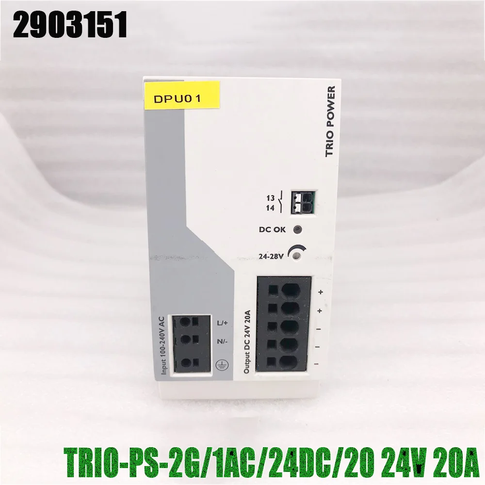 For Phoenix Power Module High Quality Fully Tested Fast Ship 2903151 TRIO-PS-2G/1AC/24DC/20 24V 20A