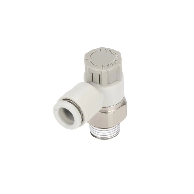 elbow fittings AS1201F Flow control valve Regulator valve Speed control valve gas fitting AS2201-M5-04A/AS3201F-03-12SA