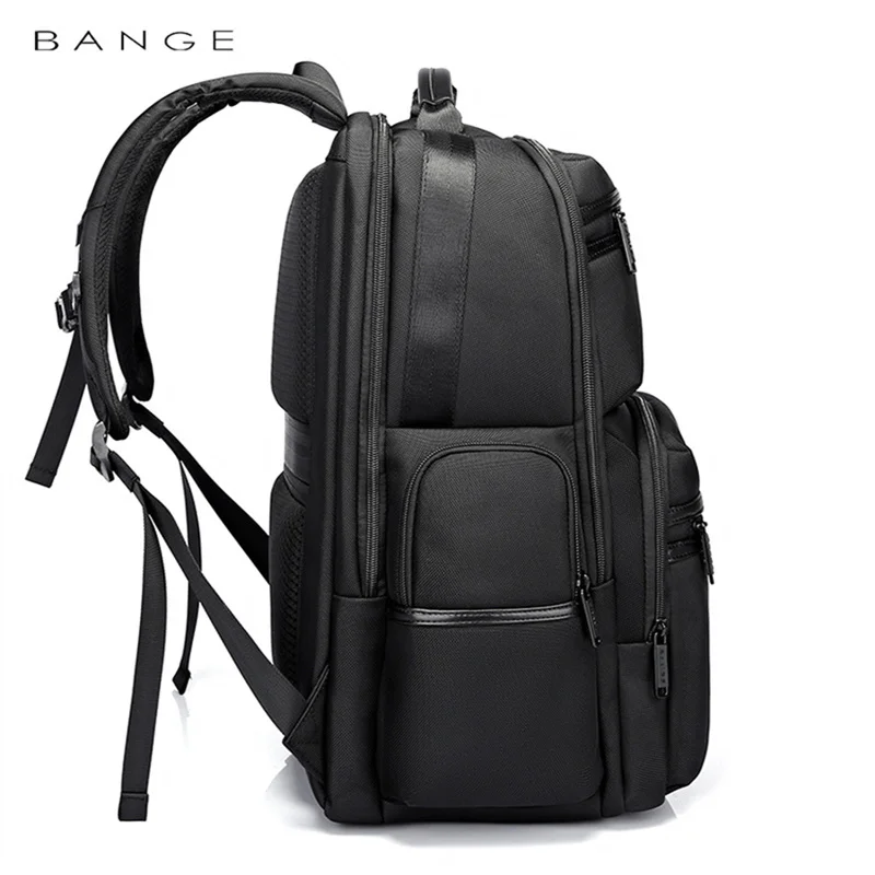 BANGE  Sports Backpack 15.6 Anti-wrinkle Waterproof USB Recharging Oxford Backpack Men Fashion Travel Bag Backpacks