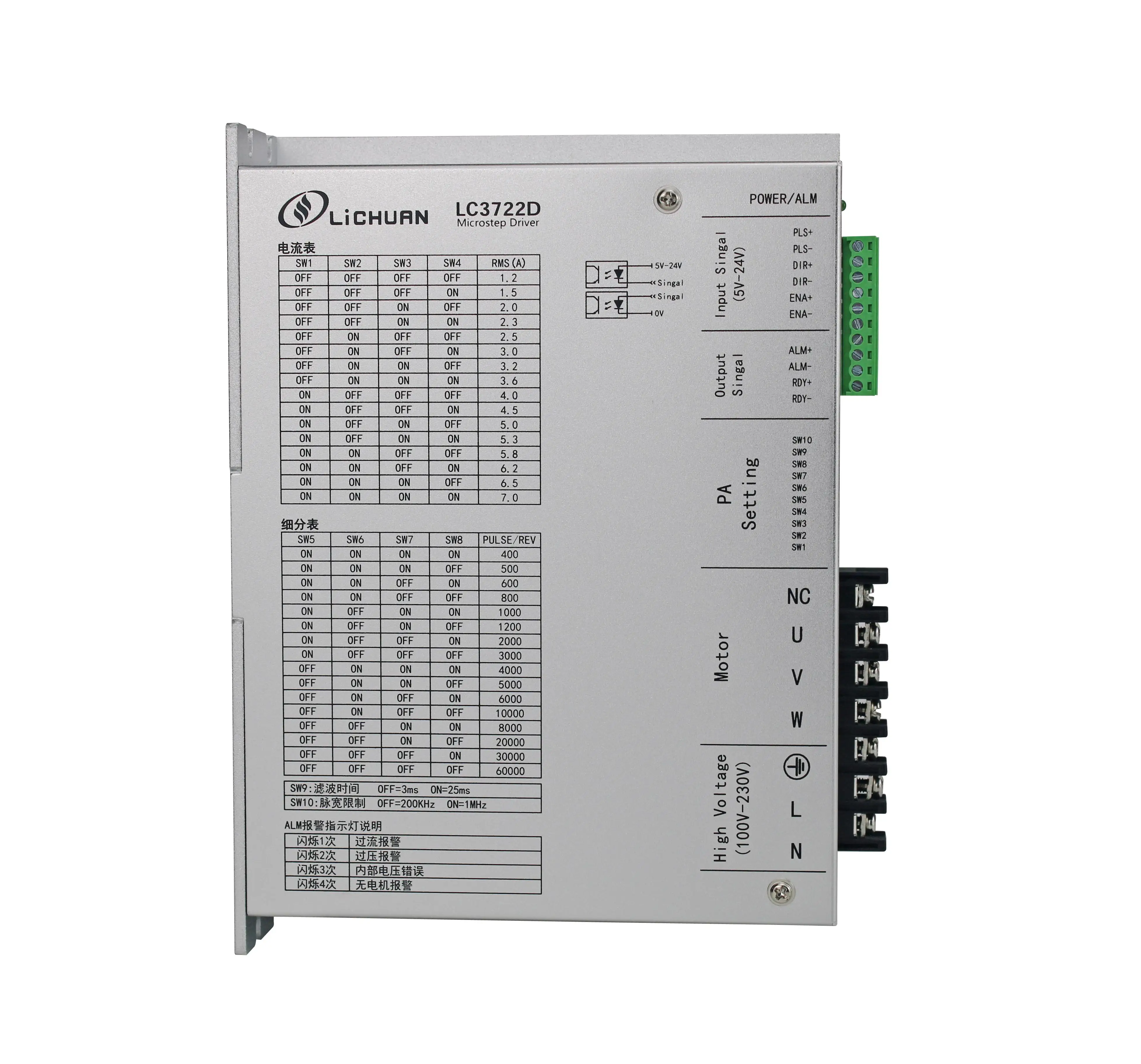 

Three phase stepper driver compatible with 110/130 stepper motor LC3722D