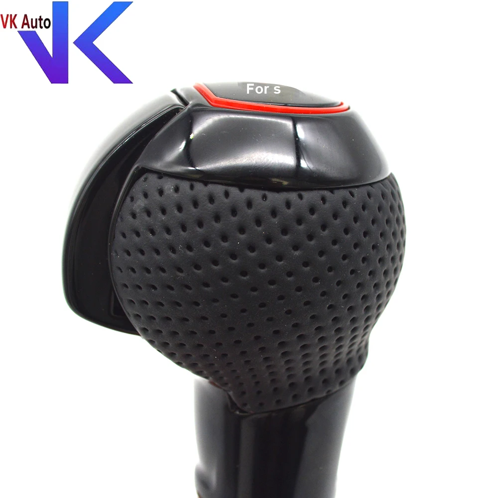 For Audi A6 C7 For Golf MK6 MK7 R GTI Paint Black shift Ball Head Shift  Knob With R logo