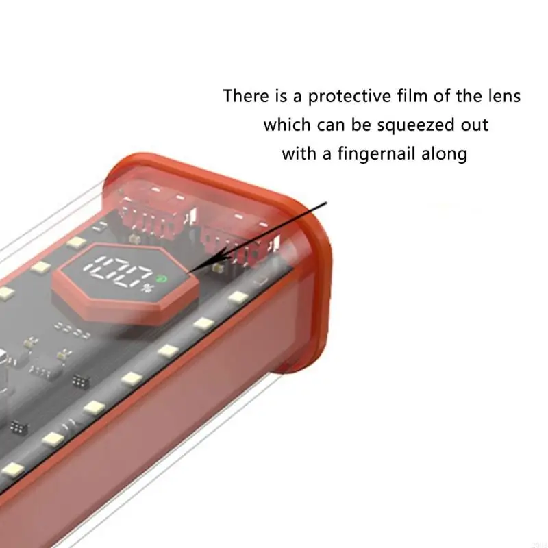 203B سهلة التجميع 21700 حزمة البطارية مع شاشة LCD شاشة تخزين طاقة USB