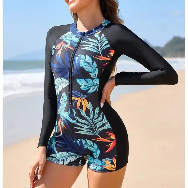 الصيف مثير قطعة واحدة المايوه مغلقة ملابس السباحة النسائية الرياضية لملابس السباحة الجسم لباس سباحة بحر بركة الاستحمام 2026