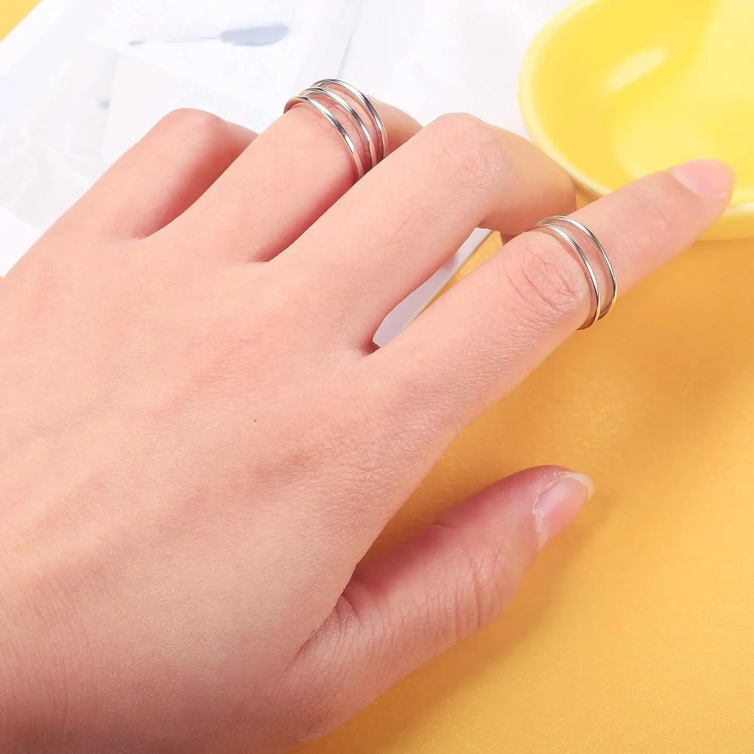 Women's 925 Sterling Silver Vintage Adjustable Toe Ring