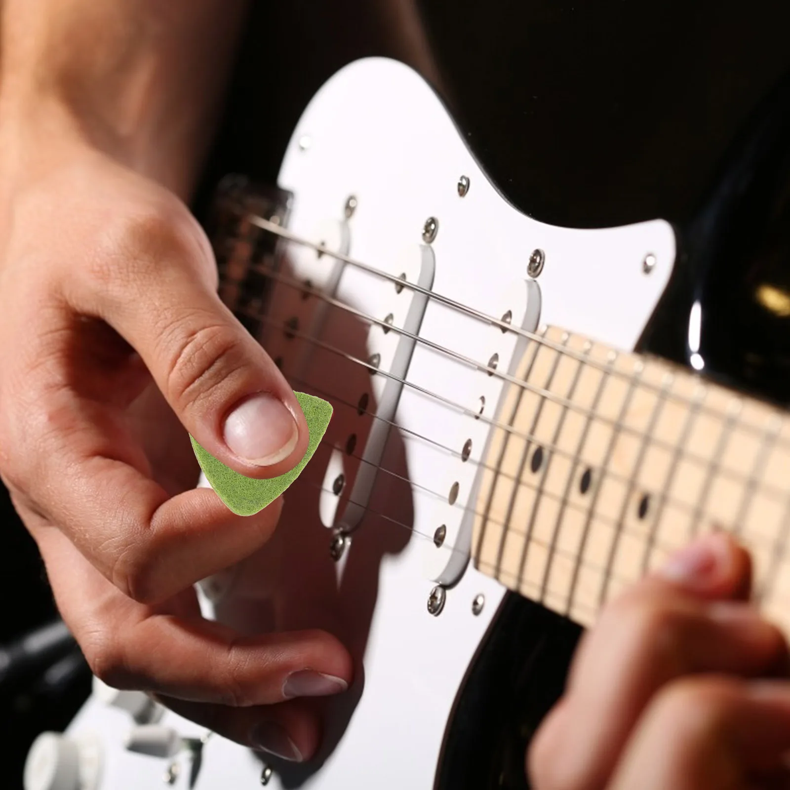 

20 Pcs Guitar Pick Thumb Wool Felt Component Picks for Electric Acoustic Finger Accessories Thin