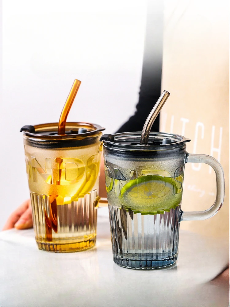 

Соломенная стеклянная чашка для офиса, воды, дома, сока, напитков, молока, чая, кофе