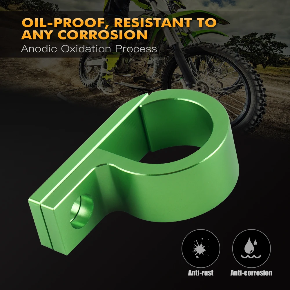 NICECNC For Kawasaki KX250F 2017-2019 KX450F 2017-2018 KX 450 2019-2021 Motocross Front Brake Hose Line Cable Clamp KXF 250 450