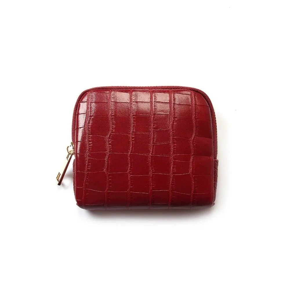 

PU Leather Jewelry Packing Bag Solid Color Large Capacity Mini Cosmetic Bag Square Multi-layer Jewelry Storage Case