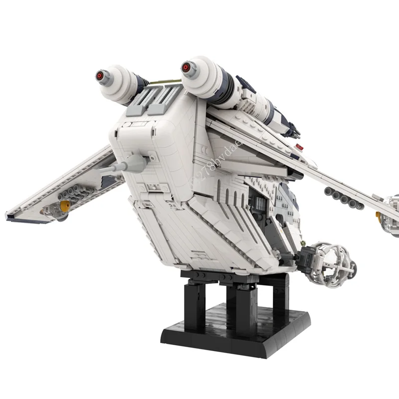 3014PCS Gunship Space War Weapon MOC SpaceShip Battle Model Building Blocks Architecture DIY Assembly Model Toys Gift
