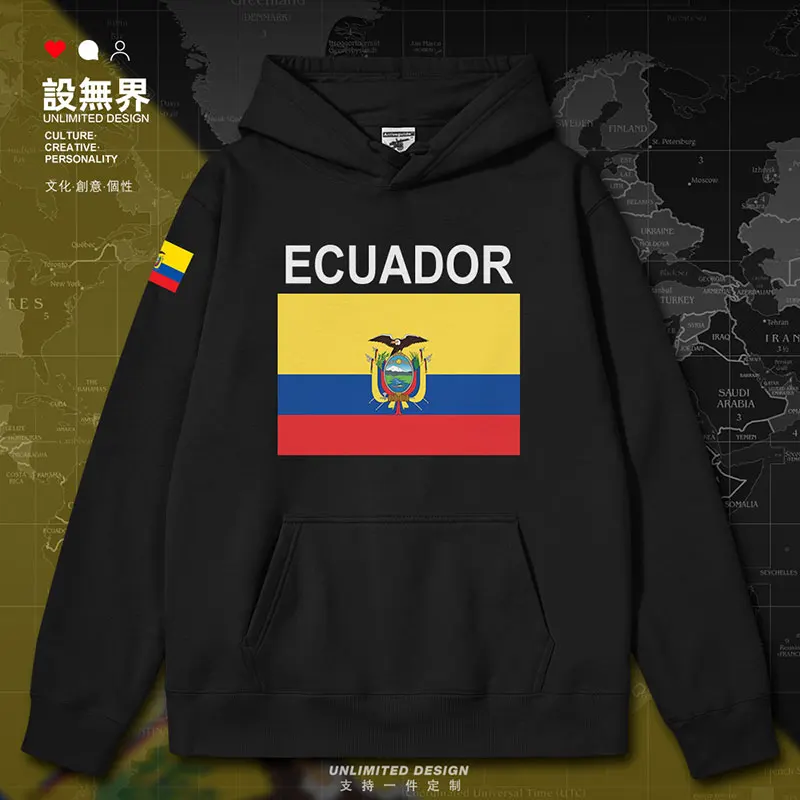 

Ecuador Country mens hoodies crewneck sweatshirt tracksuit Sportswear white jerseys sweatshirt men Coat autumn winter clothes