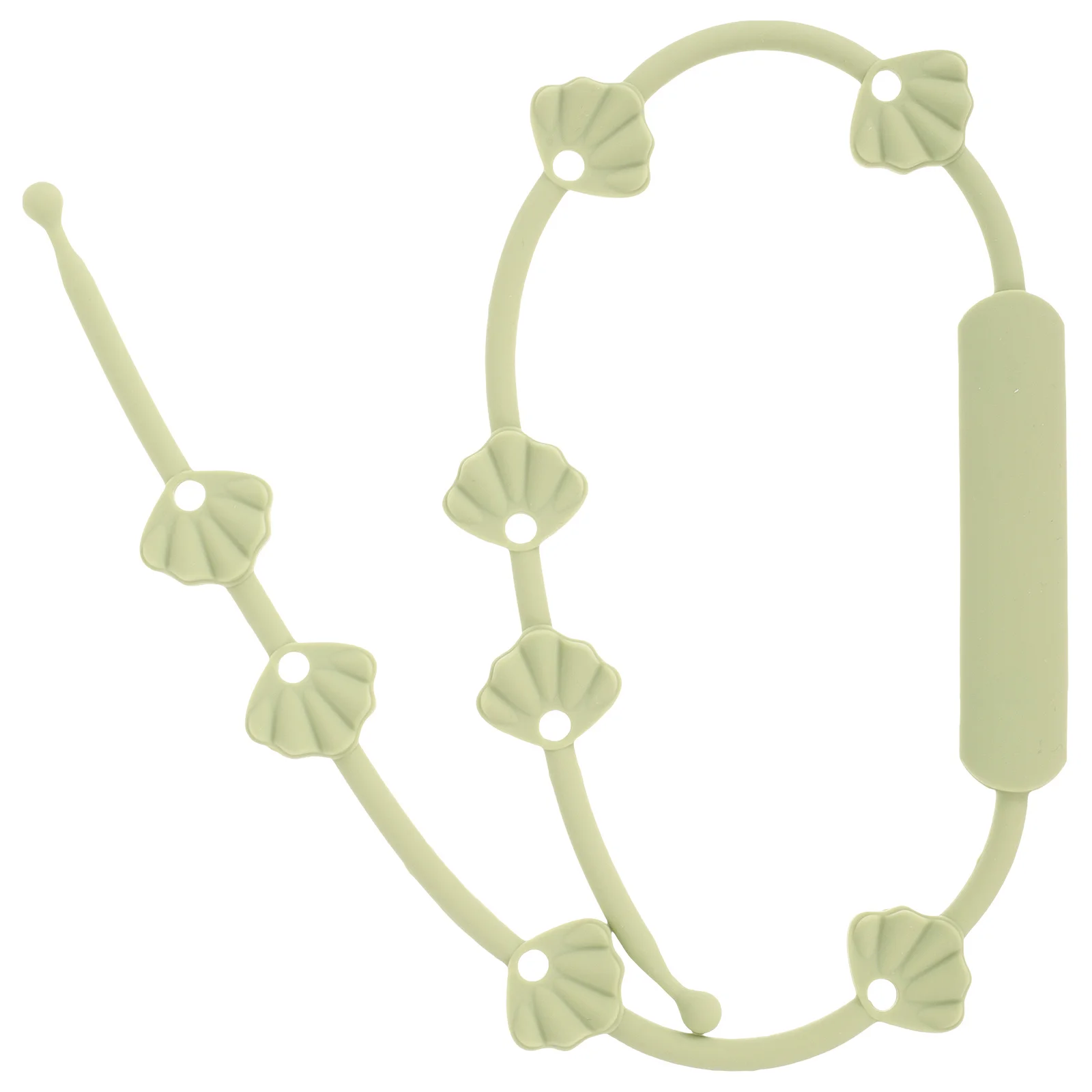 Correia de chupeta de silicone ajustável corrente de bebê para carrinho de criança cadeira alta assento de carro berço anti-perdido cinta alimentação infantil