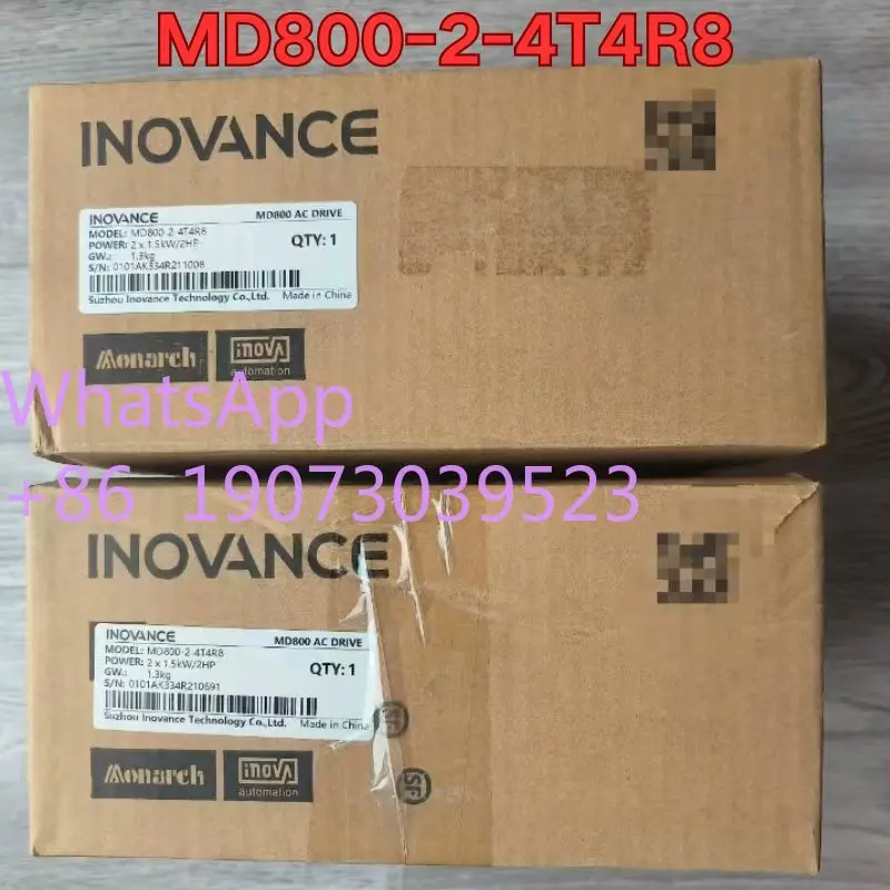 Novo conversor de frequência MD800-2-4T4R8