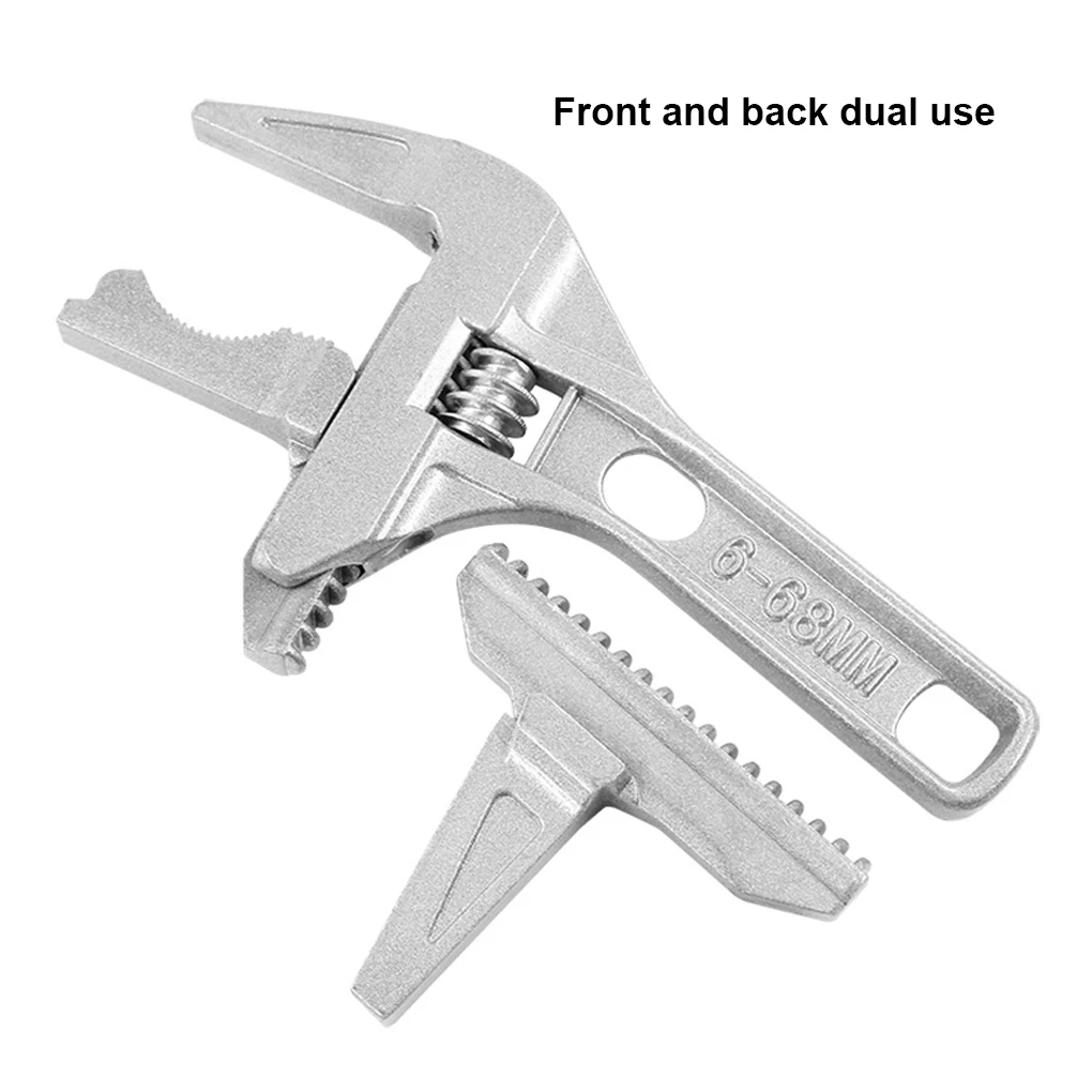 Bathroom Plumbing Wrench Short Handle Repairing Large Opening Spanner Basin Sink Multifunctional Faucet Pipe Tubing Hand Tool