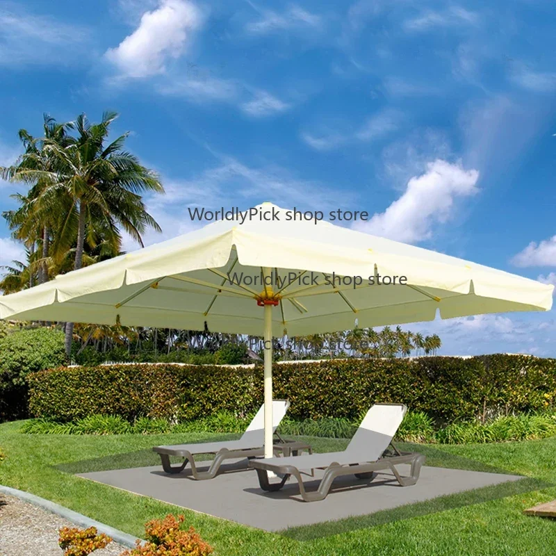 Factory Selling Big Size 4m 5m 6m 7m Customized Garden Patio Parasol Cover Outdoor Patio Waterproof Outdoor Umbrellas