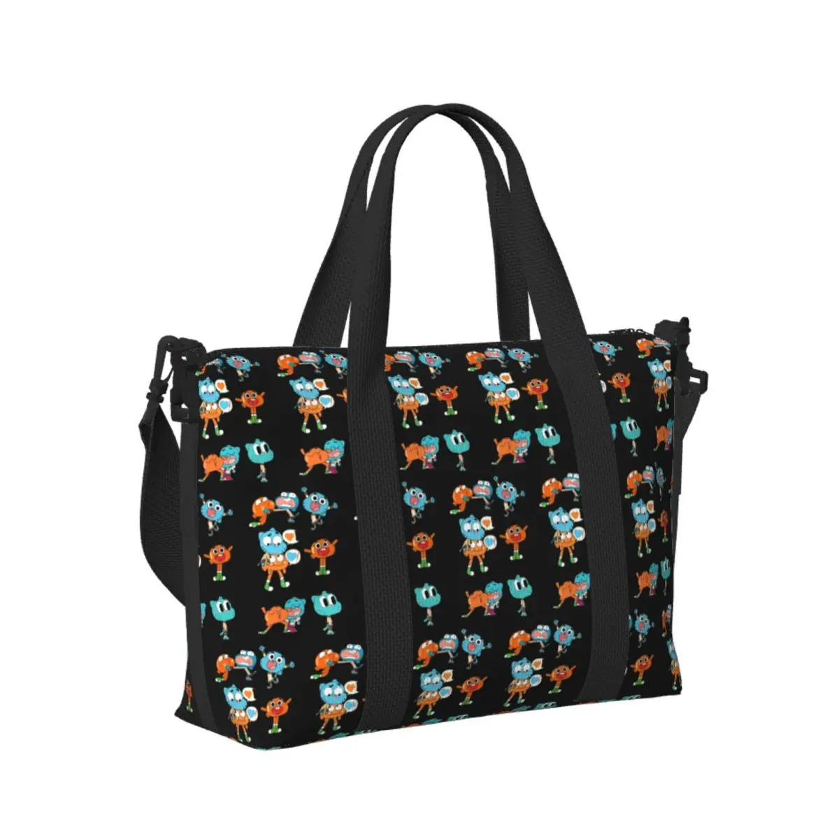 

Custom Gumball Beach Travel Bag Large Capacity Tote Bags for Gym Yoga Women Shopping Duffle Shoulder Bag