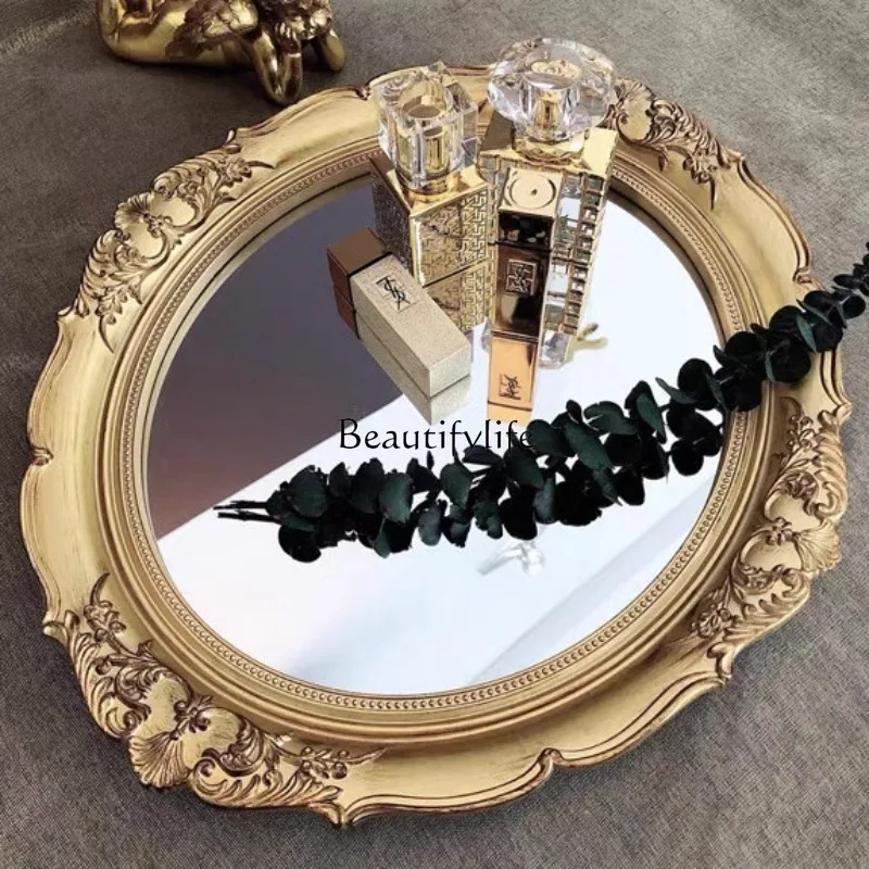 

Hanging Living Room Mirror Decoration Nordic Girls Men Mirror Bedroom Funky Bathroom Hand Asymmetrical Espelhos Home Products