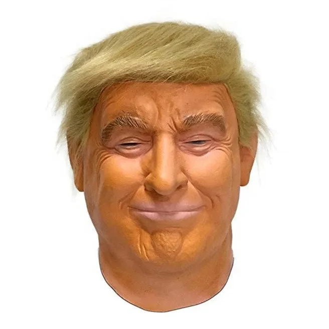 Trumpf Latex Vollkopf Gesichts maske für Festival Halloween Cosplay Kostüm Party Donald Trump Präsident Cosplay Fans Kostüm Requisite