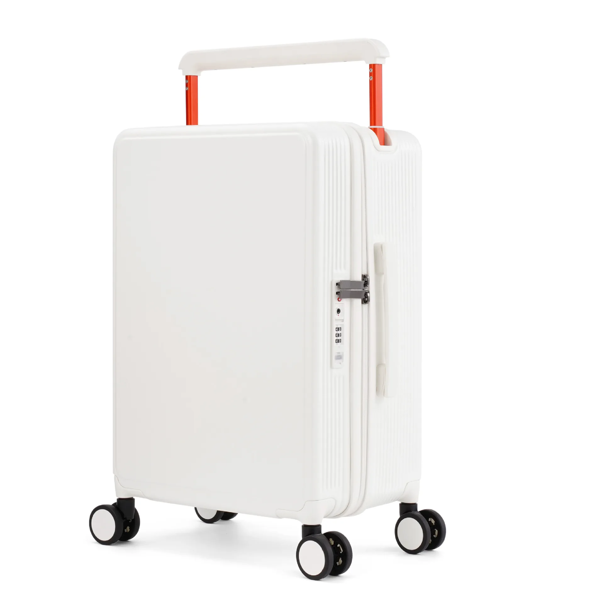 Multifunctionalrechargeablesuitcase withwide pull rod password box universal wheel zipperultra-light and large capacity suitcase