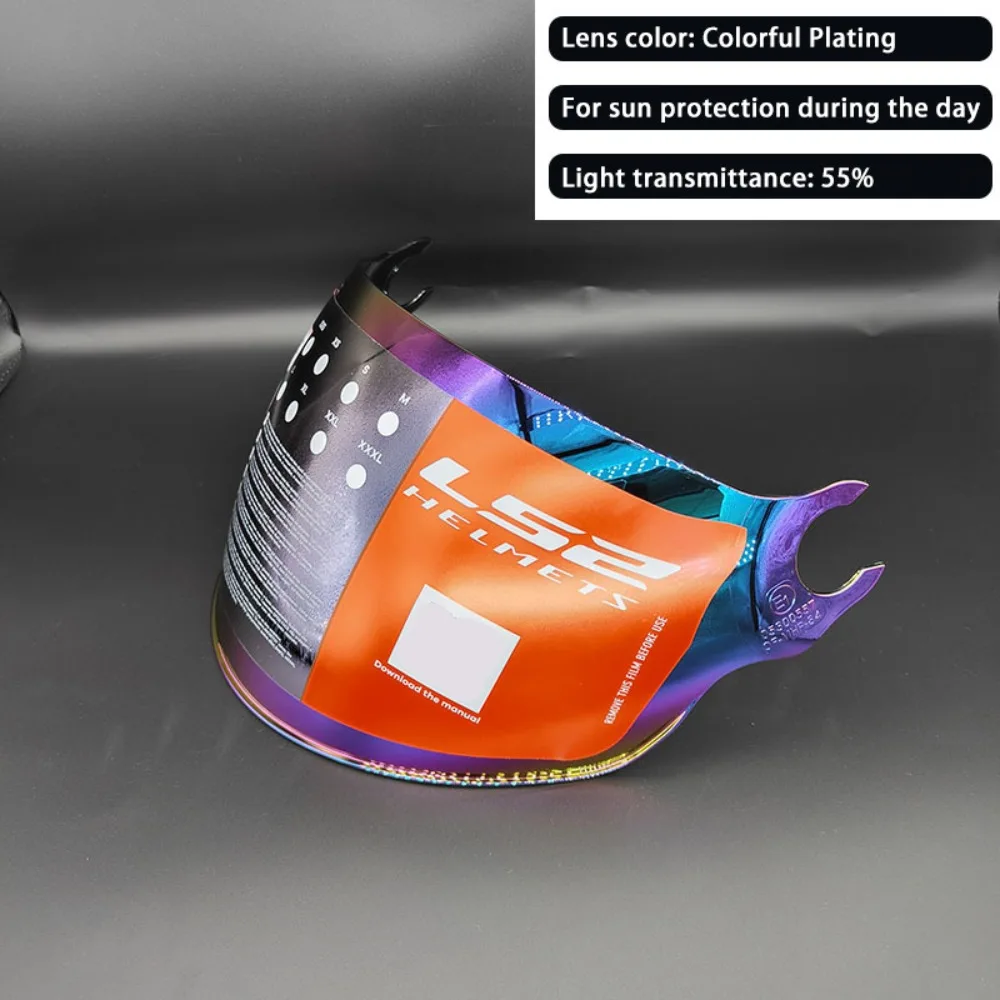 Windproof LS2 Helmet Visor Helmet Parts Day&Night Visor Accessories Scratch-resistant UV Protection Replacement Helmet Lens