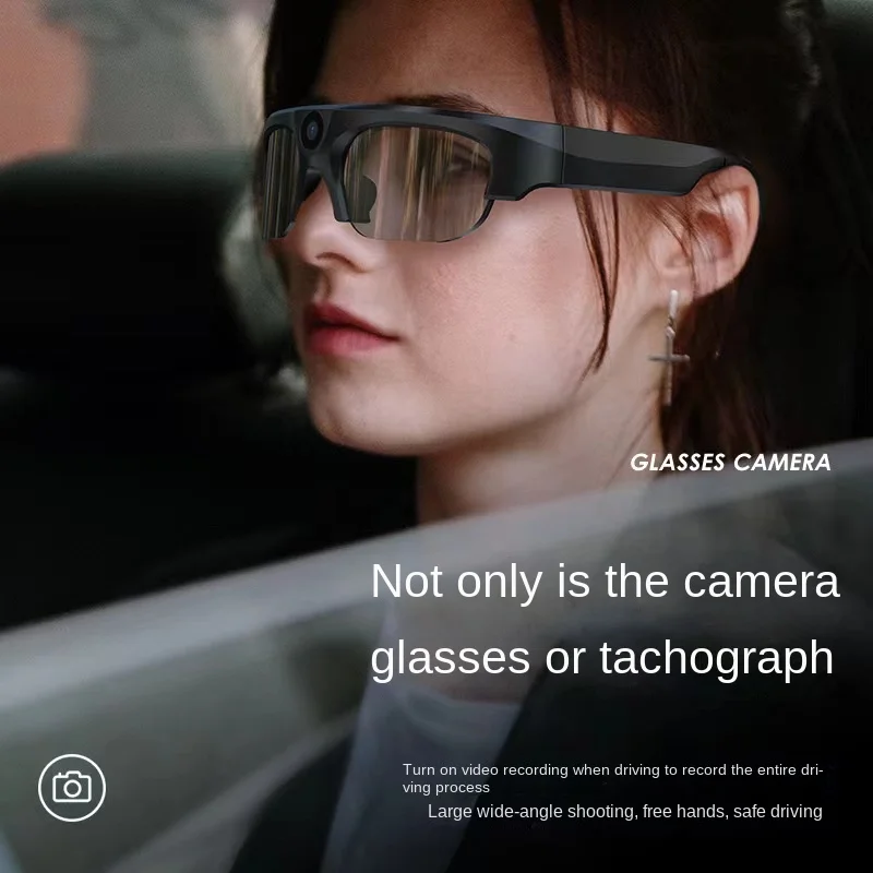 Smart Bluetooth Eyewear 128GB Camera HD Driving Recorder Multi-functional Live Streaming Glasses