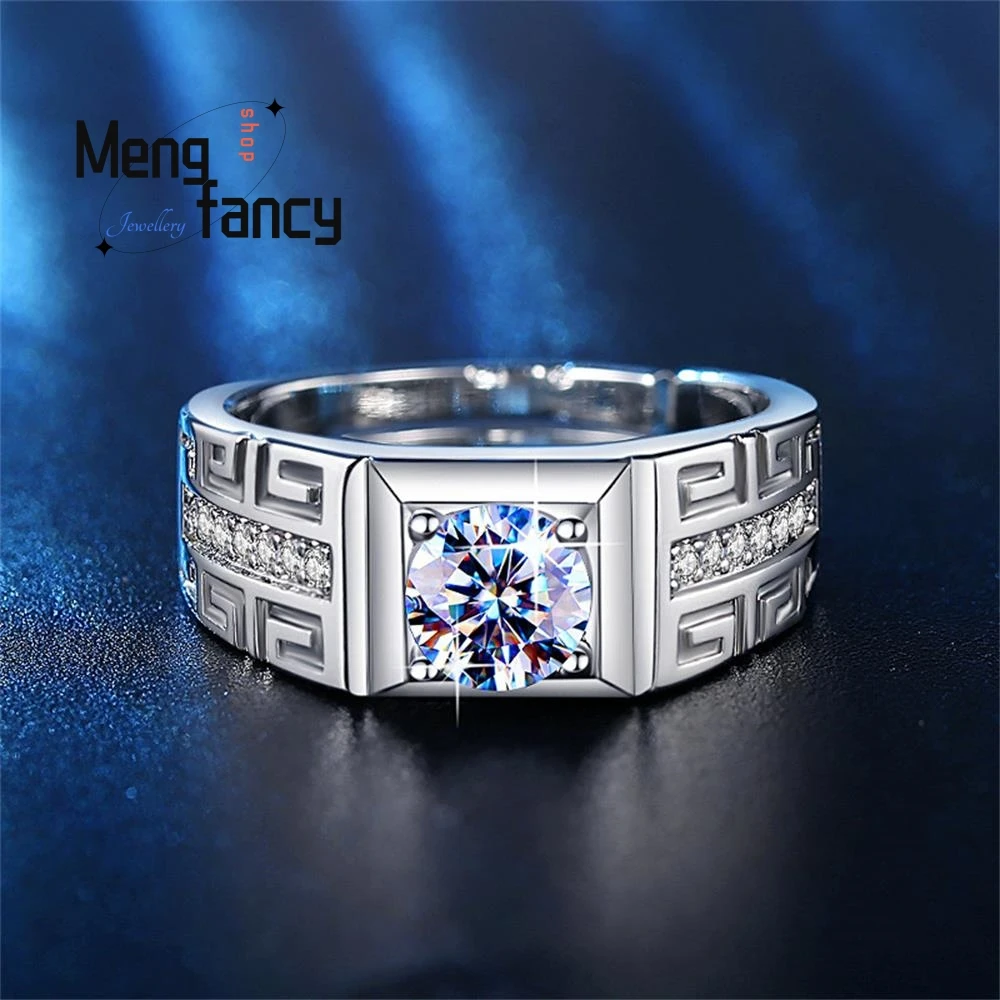 Adjustable Light Luxury Niche Couple Ring Personality Overbearing Charm of Choice Exquisite High-grade Luxury Quality Jewelry