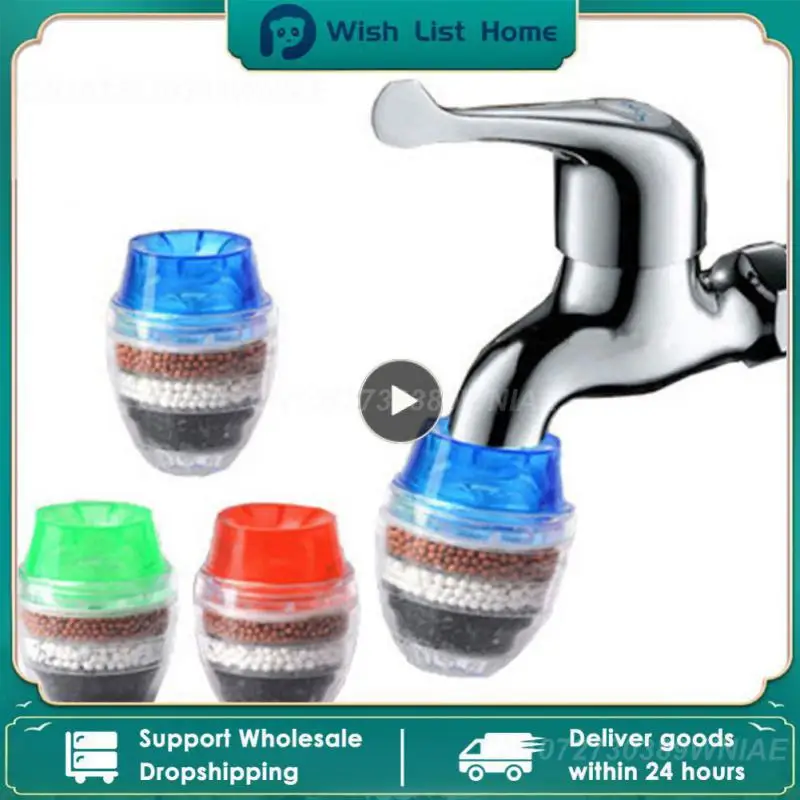 

Layers Water Filter for Home Water Purifier Filter Activated Carbon Filtration Tap Water Mini Faucet Filter Kitchen Accesories