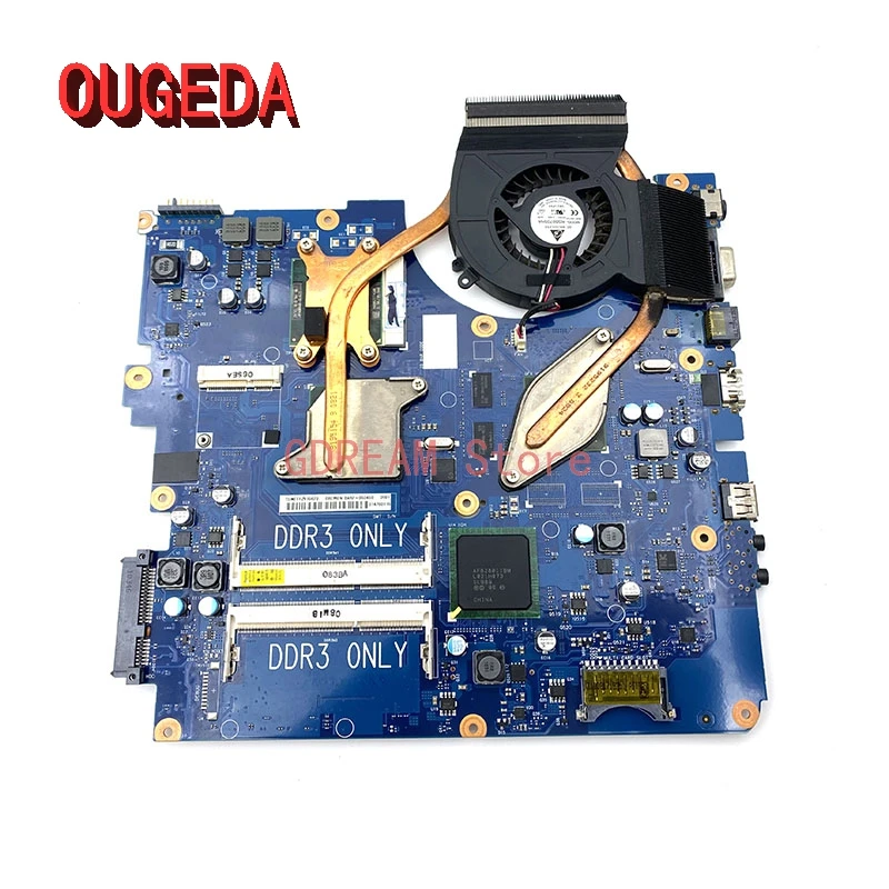 OUGEDA BA92-06346A BA92-06345B BA92-06345A BA41-01227A BA41-01228A For Samsung NP-R530 R530 R528 Laptop Motherboard PM45 DDR3