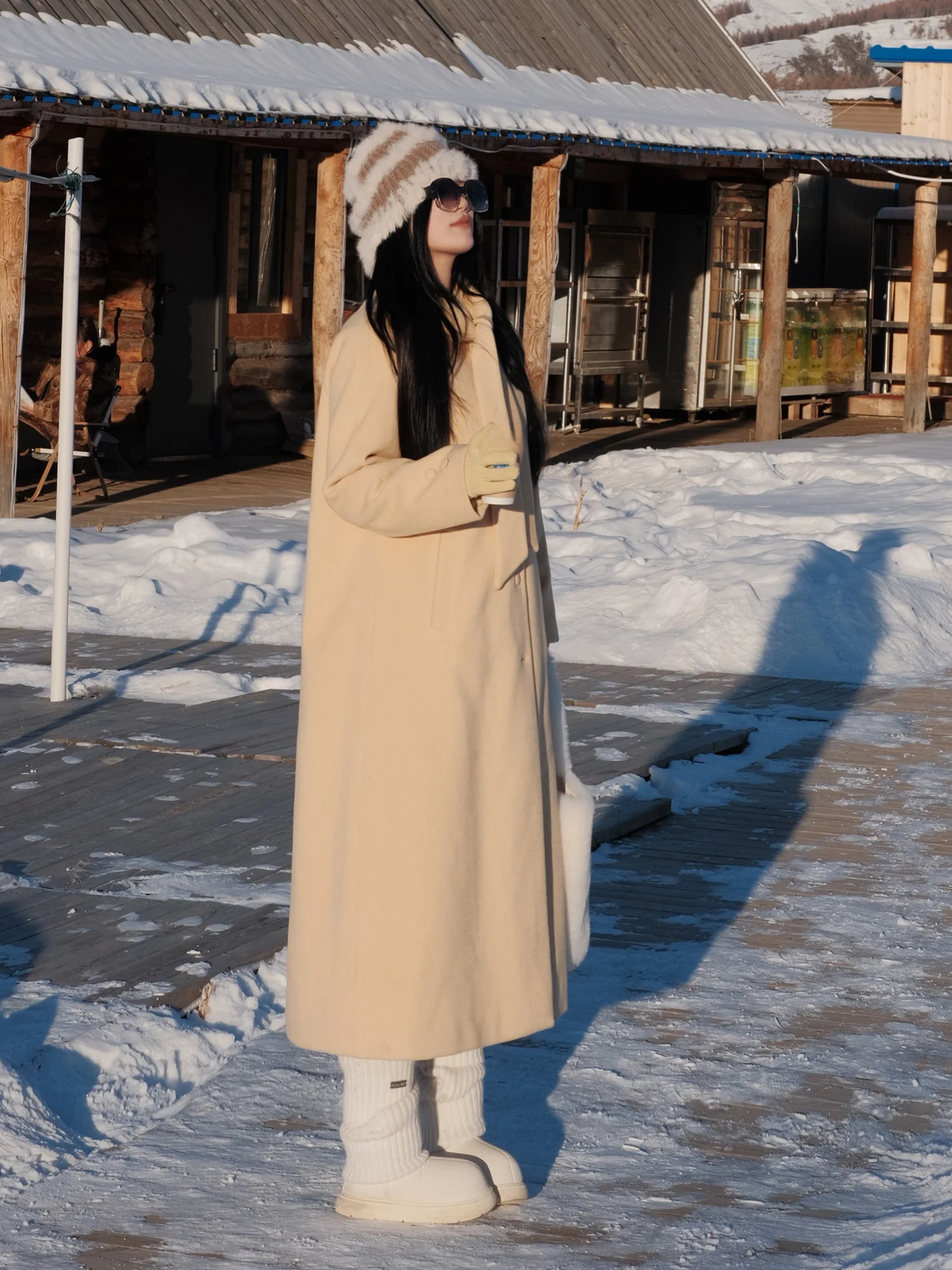 

Теплое женское хлопковое пальто больших размеров с длинными рукавами, утепленное, с декоративными вставками, зимняя верхняя одежда для полных женщин