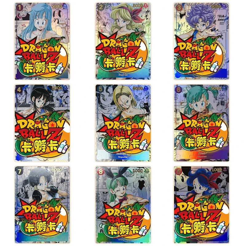 

Dragon Ball Diy Homemade Card Anime Characters Bulma Torankusu Gotenks Master Roshi Collection Card Christmas Birthday Gift