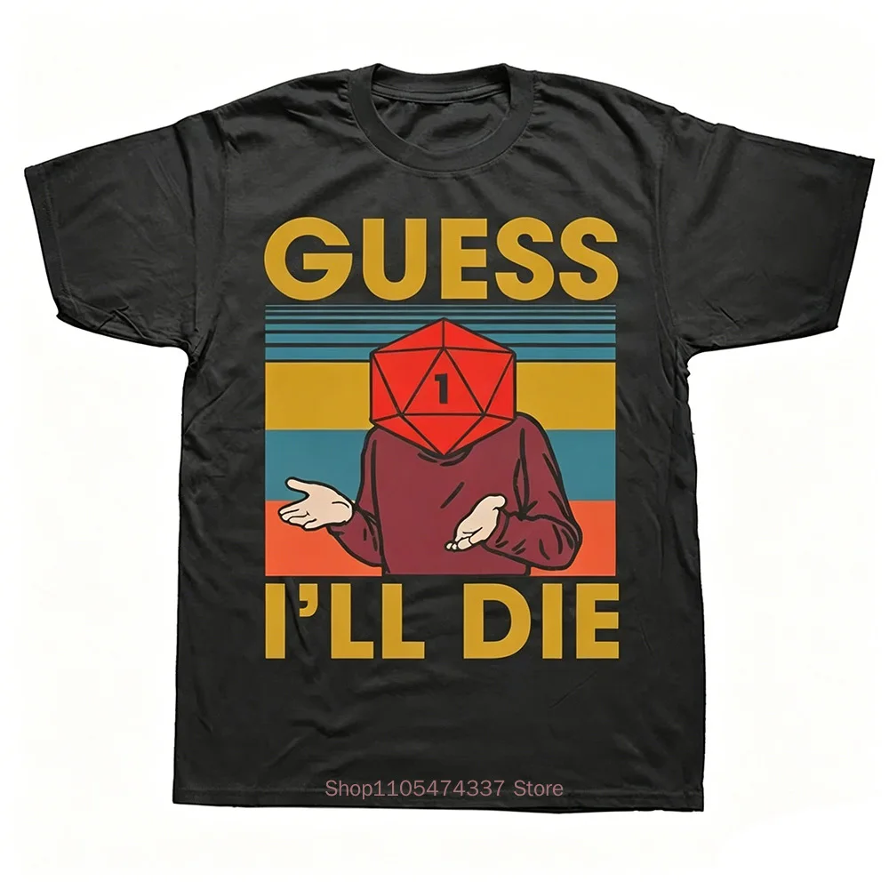 I Have A Plan D20 Dice Role Playing Game DnD T-shirt Novelty Dungeon Dragon T Shirts Graphic Personalized Printed Women Men