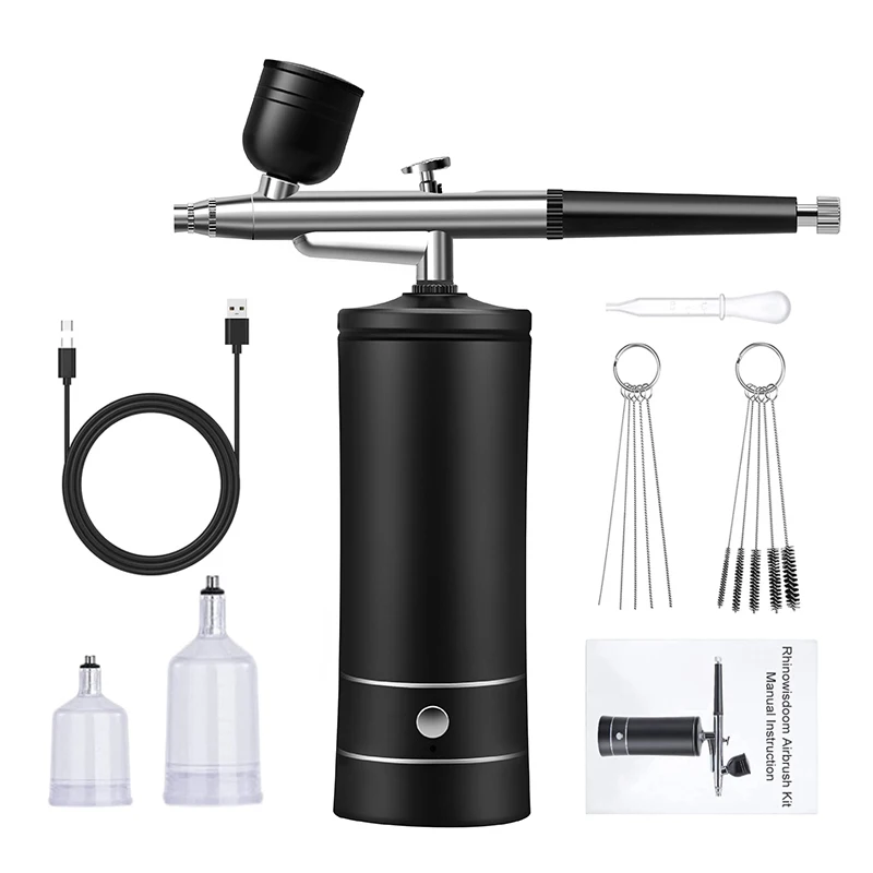 Airbrush Nail With Compressor Portable Air brush Nails Compressor For Nail Art Paint Painting Crafts Airbrush Compressor Kit