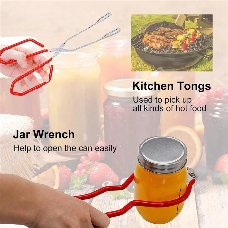 

Набор для консервирования YHYS, плоскогубцы для консервирования, нескользящие плоскогубцы для подъема банок, инструмент для консервных банок, набор зажимов для кухонных инструментов с защитой от ожогов