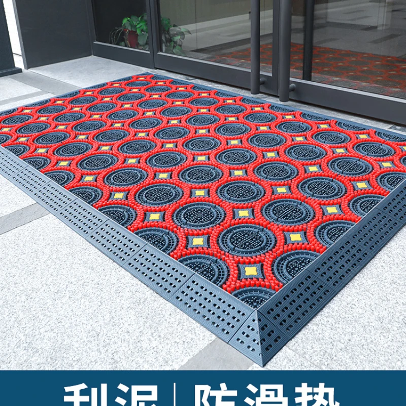 Welcome mat, outdoor rainproof entrance mat, store outdoor steps, non slip carpet