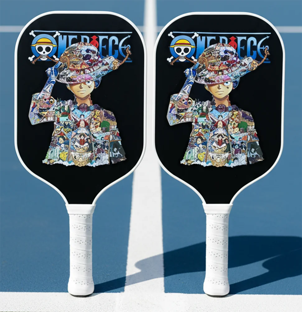 

Animes Figure Style Oen Piece Carbon Fiber Fiberglass Pickleball Paddle Colorful Luffy- Professional/Intermediate/Starter