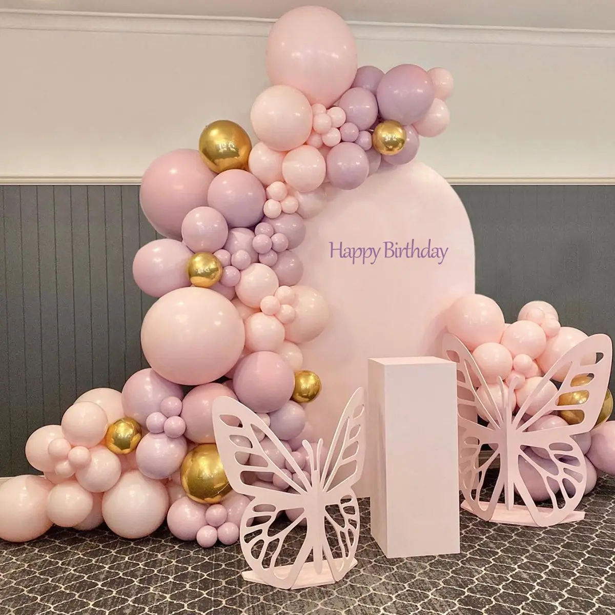 

Гирлянда с розовыми воздушными шарами, украшение для свадьбы, дня рождения, детской конфетти, детский праздник для будущей мамы, товары для свадебной вечеринки