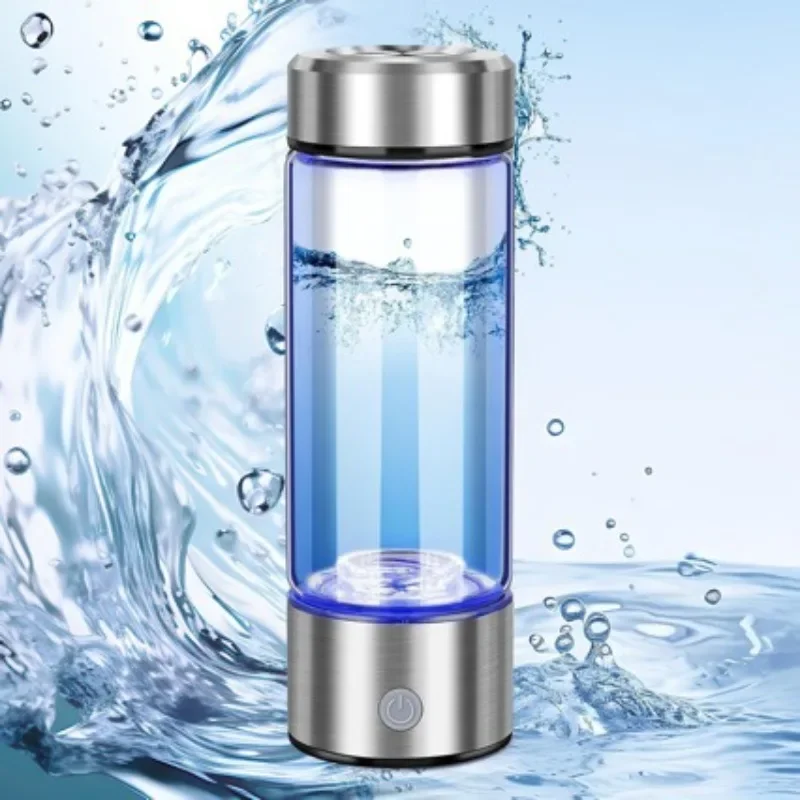 Waterstofrijke waterbeker Draagbare elektrische waterstofrijke watergenerator Fles Titanium Kwaliteitsfilter Gezondheidszorg Waterbeker USB