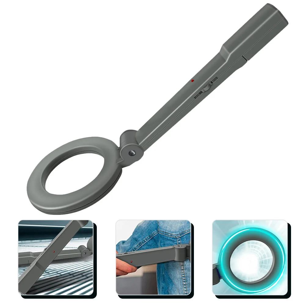 

Portable Handheld Metal Wand Adjustable Sensitivity Automatic Detection Alarm For Airport Subway Sports Match Security
