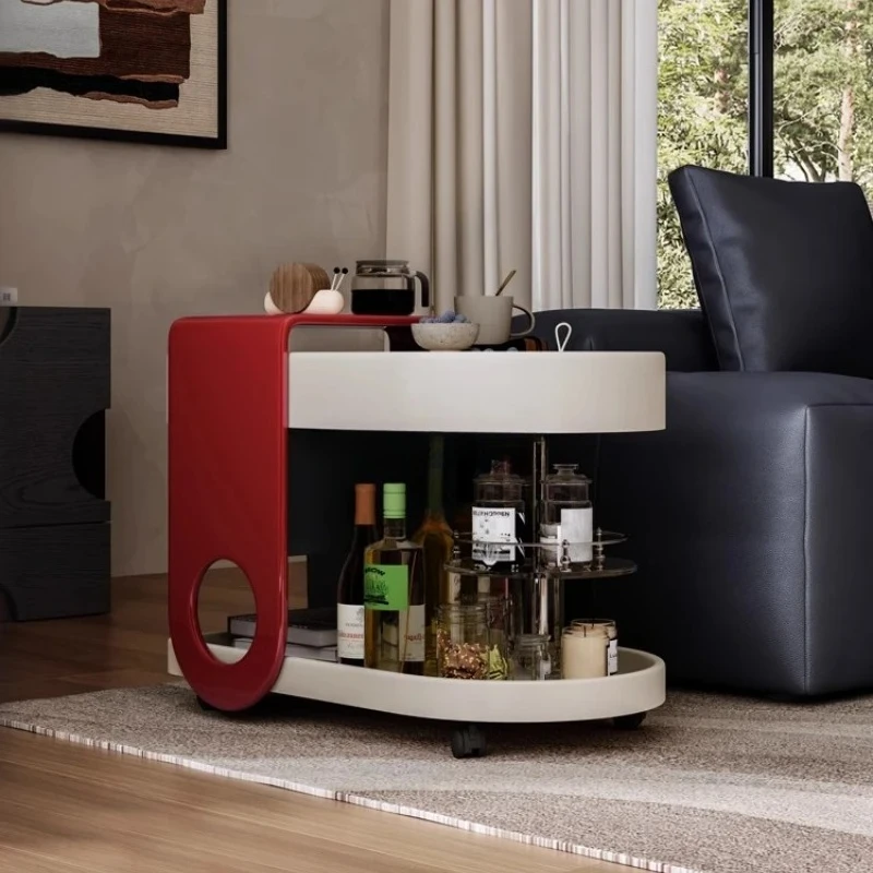 

Italian minimalist creative trolley side few living room small apartment sofa side few